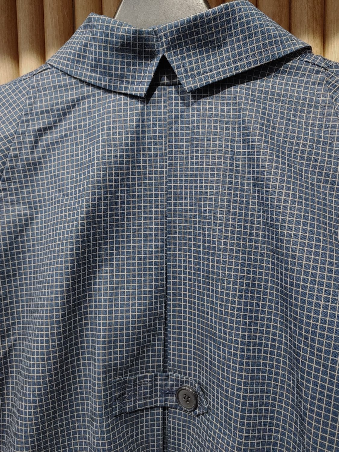 무배) 런던 포그 체크 플리스 라이닝 트렌치코트 - XL 상품이미지10