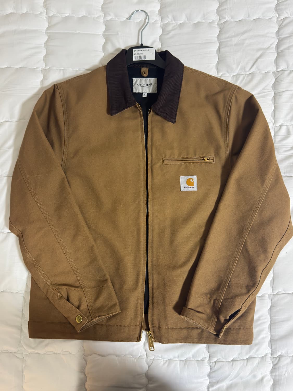 칼하트 WIP 디트로이트 자켓 브라운 M 상품이미지1