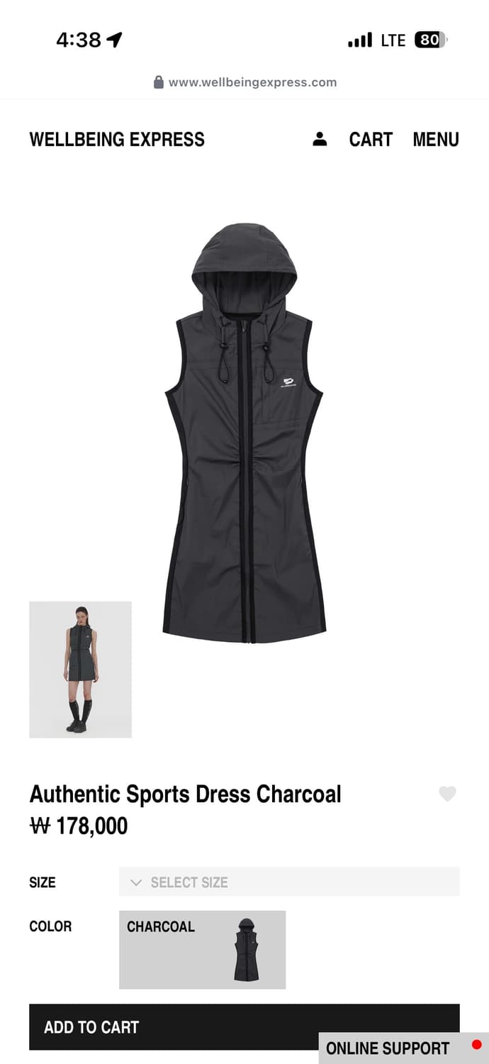 웰빙익스프레스 스포츠 원피스  상품이미지1