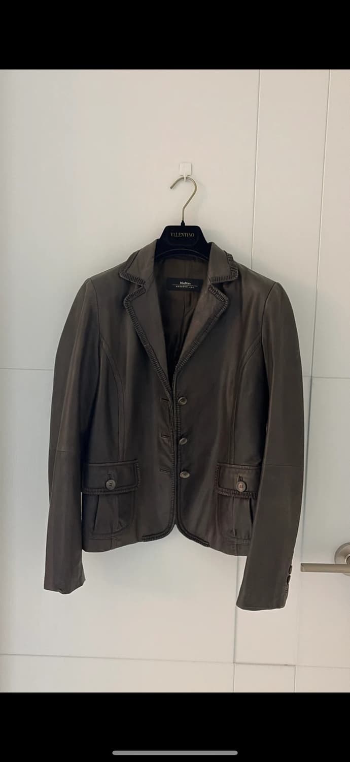 막스마라  양가죽 자켓 55 정품 상품이미지5