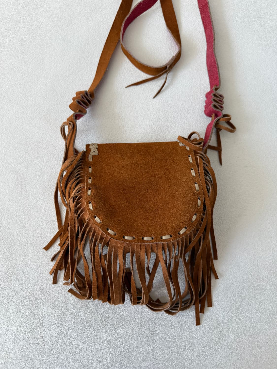 Pre owned 스웨이드 웨스턴 미니백 상품이미지5