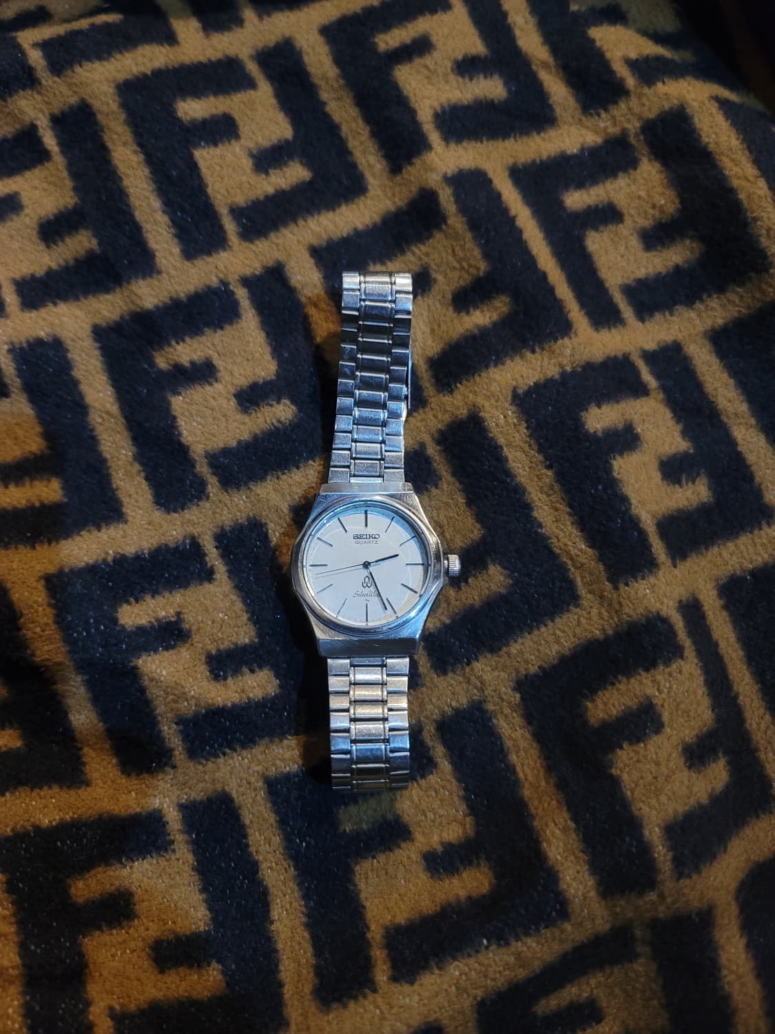 세이코 빈티지 실버웨이브 쿼츠 시계 상품이미지5