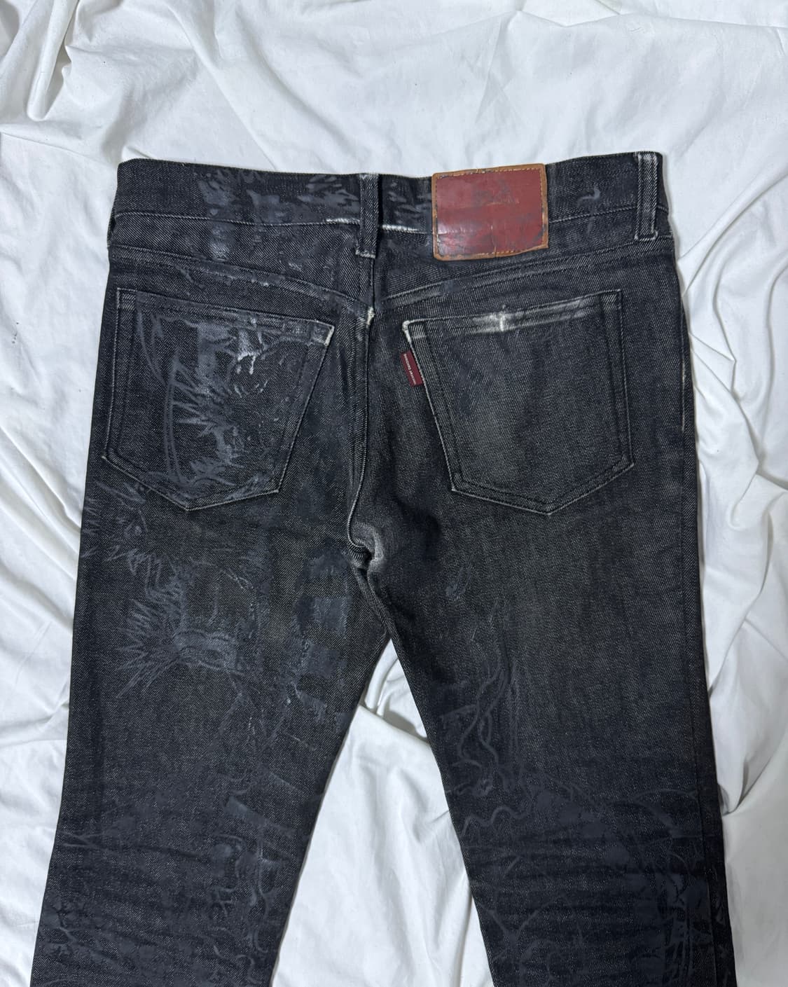 신이치로 아라카와 드래곤 패턴 데님팬츠 상품이미지5