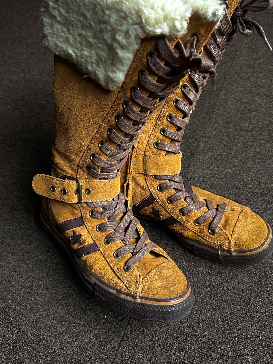 Converse 울트라 하이 스웨이드 스니커즈 상품이미지8