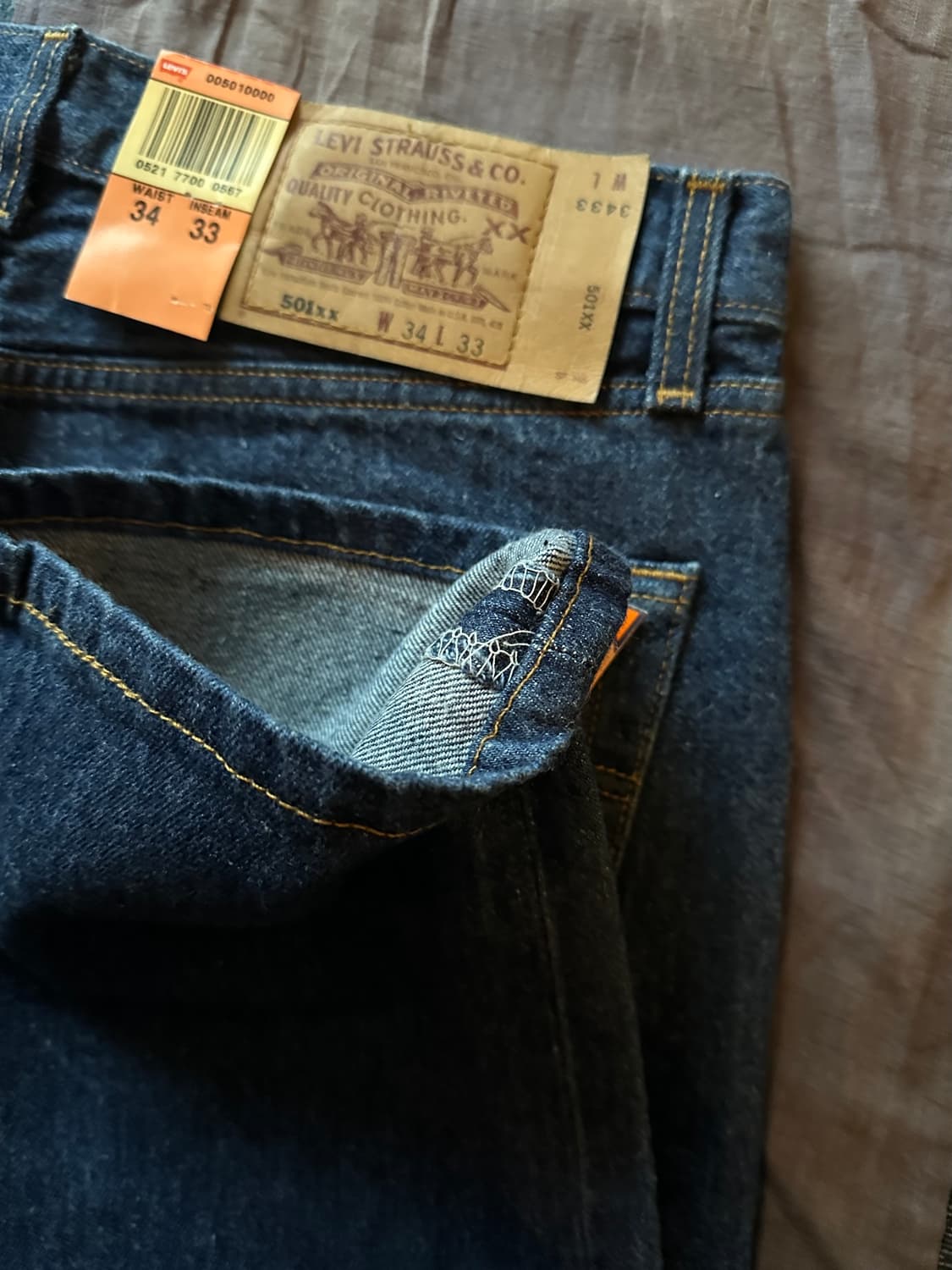 Dead Stock 90s Levis 501XX Denim Pants 상품이미지6