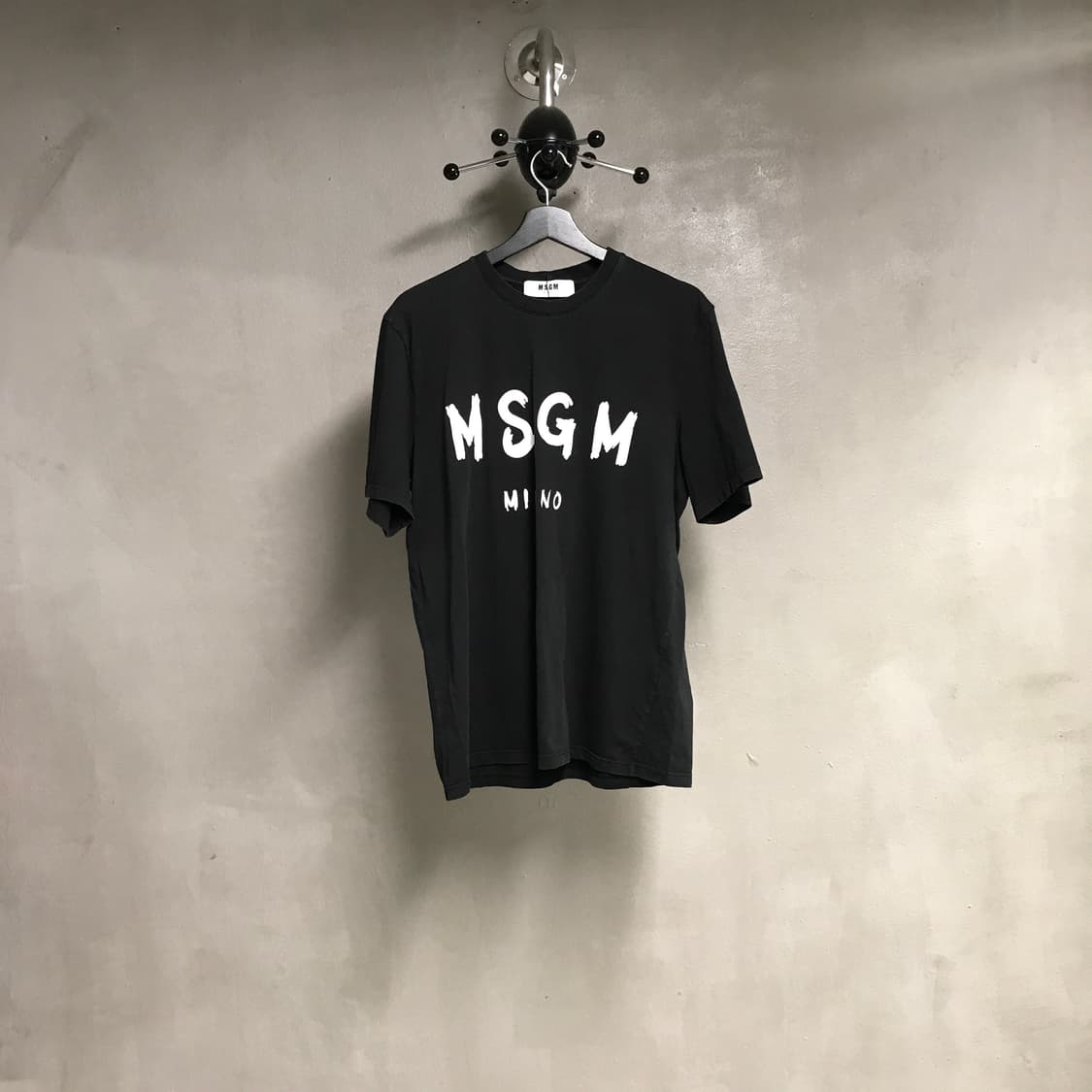 MSGM 블랙 반팔 티셔츠 M 상품이미지1