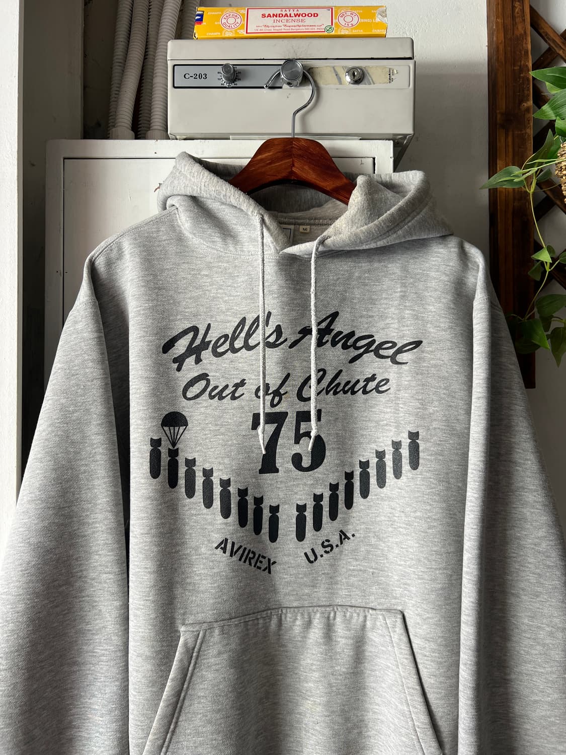 [M]AVIREX 아비렉스 에어 스트라이크 후드 티셔츠 상품이미지6