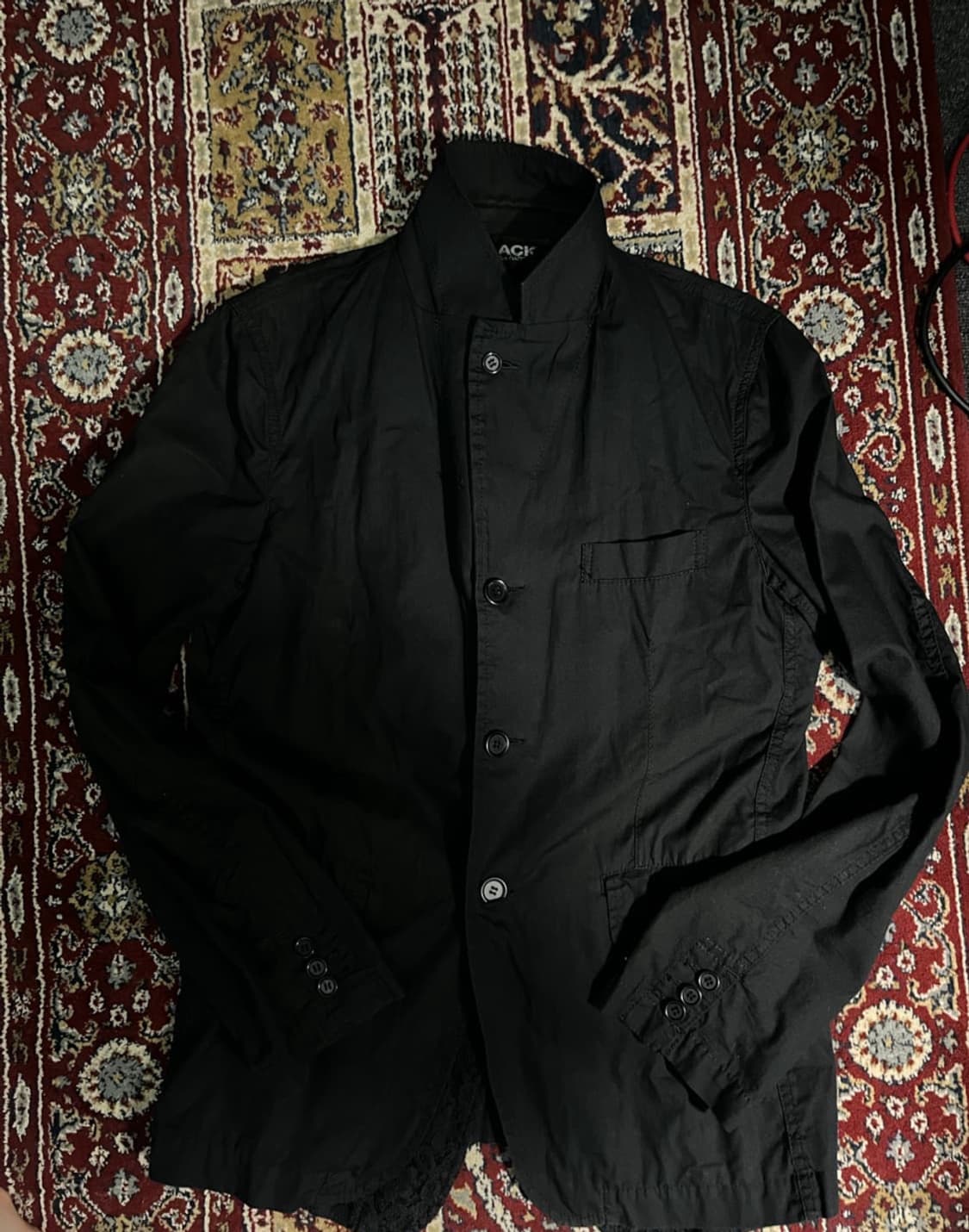 꼼데가르송 블랙 레이스 도킹 자켓 상품이미지4