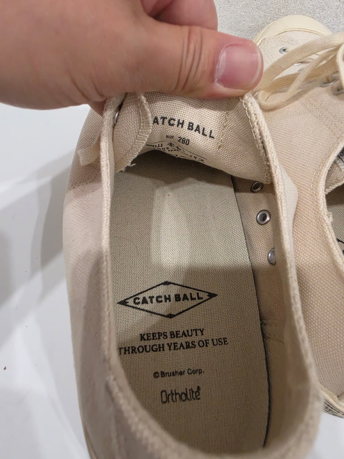 캐치볼 캔버스 스니커즈/280 상품이미지4