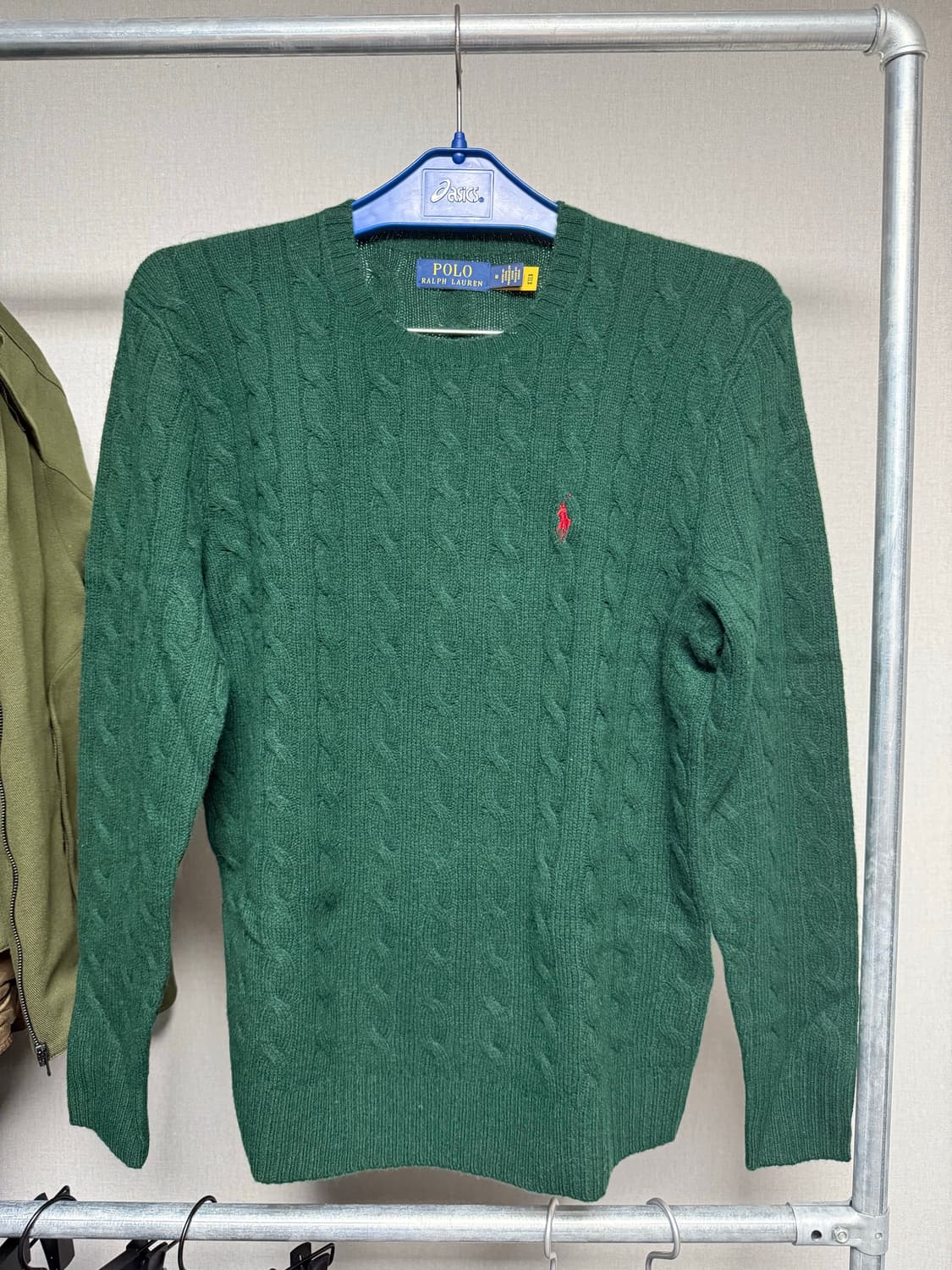 폴로 케이블 니트 울 캐시미어 스웨터  상품이미지1