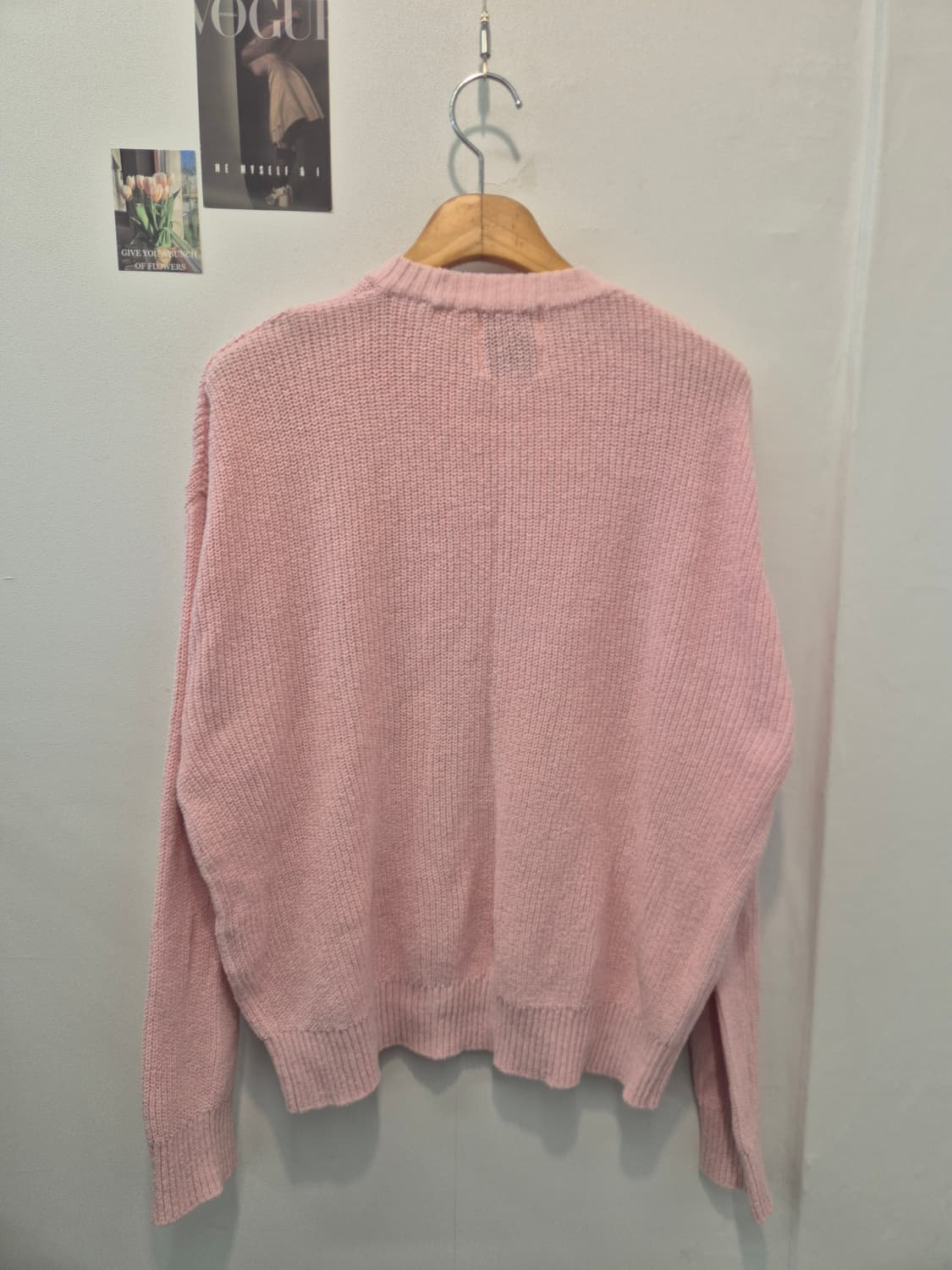 AECA  래빗 크루넥 니트 핑크 S
사이즈   상품이미지3