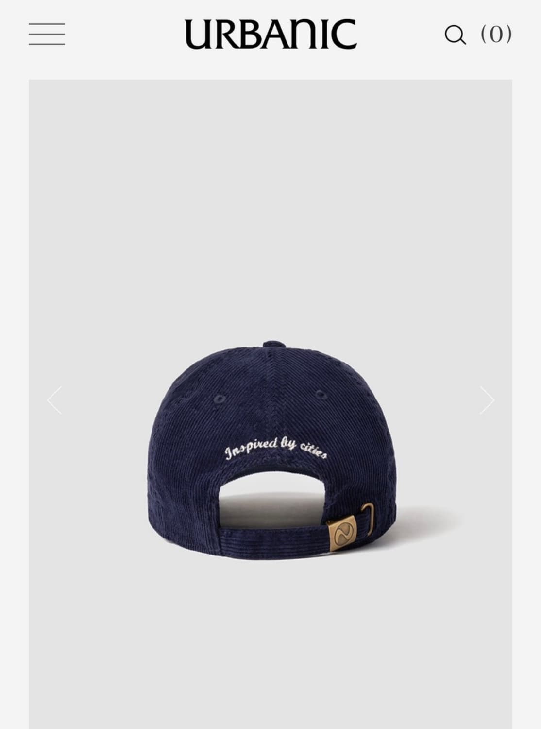 얼바닉 뉴욕 코듀로이 볼캡 모자  상품이미지2