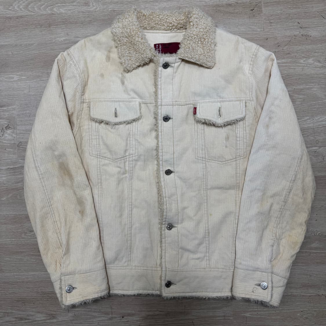 리바이스 레드탭 코듀로이 양털 쉐르파 자켓 상품이미지1