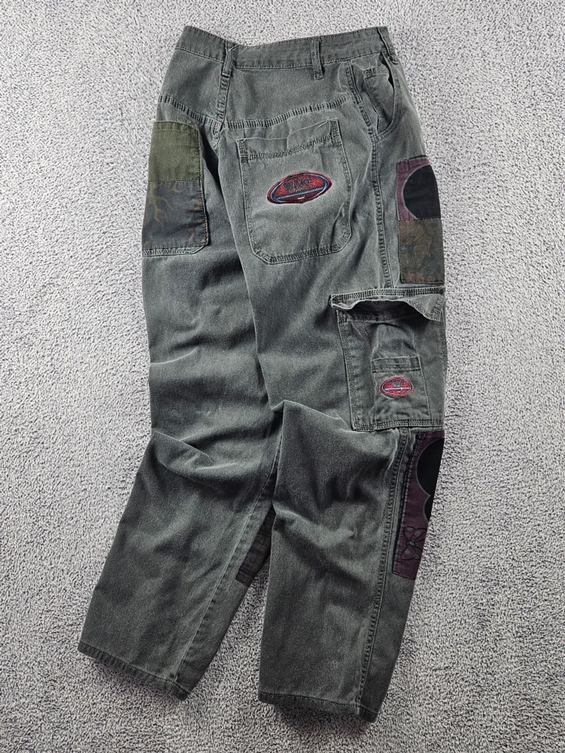 빈티지 패치워크 리빌딩 리워크 데님 팬츠 (25X30추정)/ 11042 상품이미지3