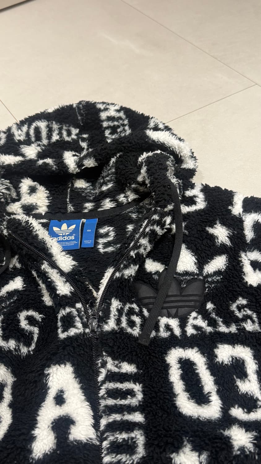 아디다스 양털 뽀글이 후리스 자켓 상품이미지3