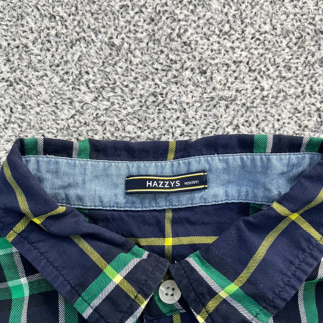 165 헤지스 키즈 체크 셔츠 0326M 상품이미지2