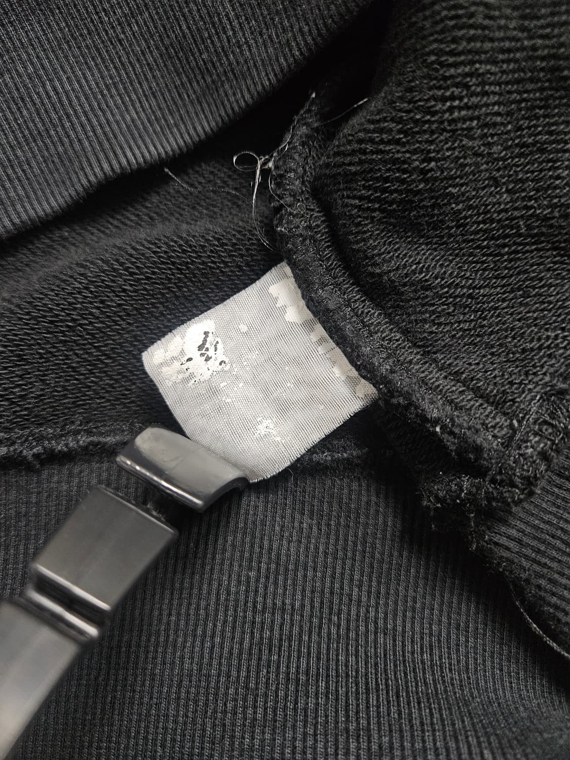 팔라스 반집업 후드티 블랙 상품이미지7