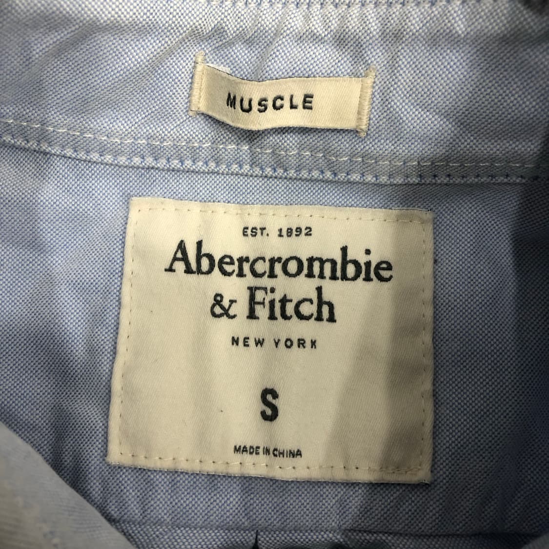 아베크롬비 연하늘 셔츠 상품이미지5