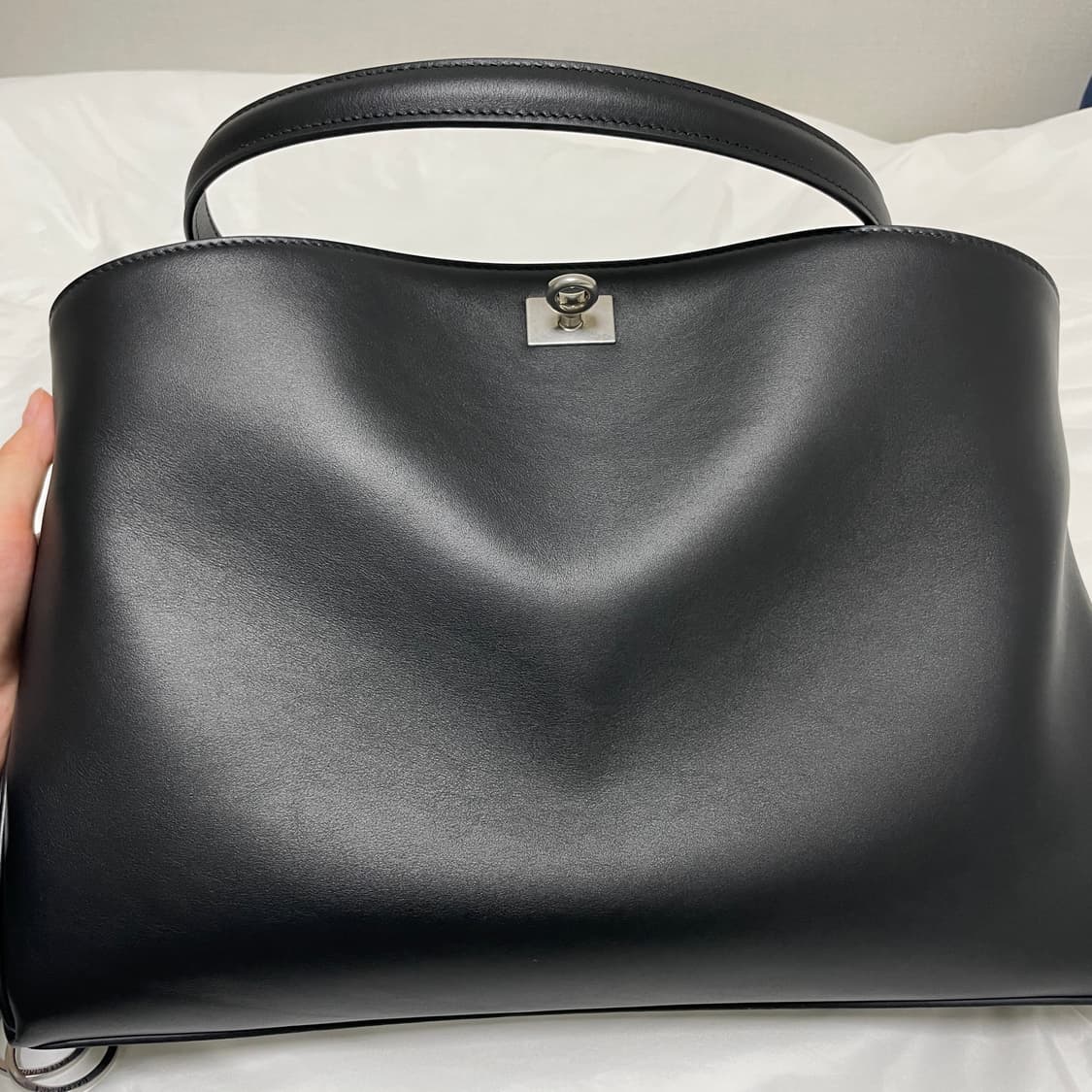 발렌시아가 로데오백/미디움/블랙 은장 상품이미지5