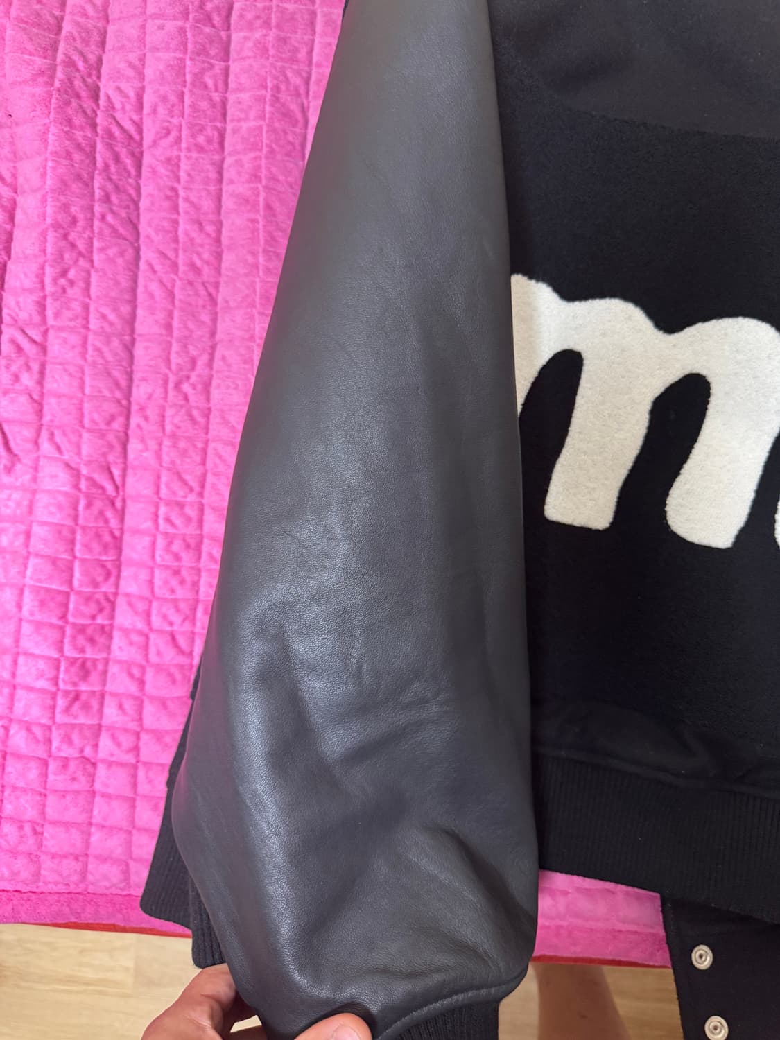 슈프림 빅로고 바시티 자켓 XXL 상품이미지5