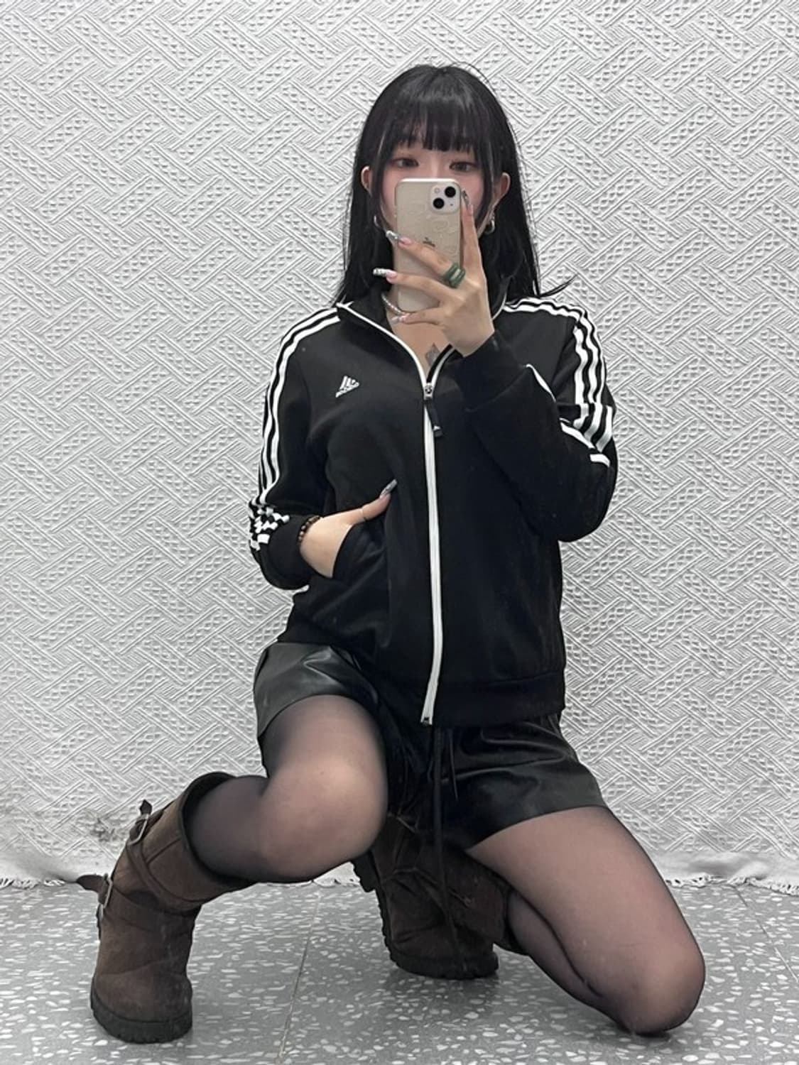 아디다스 올드스쿨 레트로 오리지널 삼선 져지 집업 100 C12574 상품이미지1