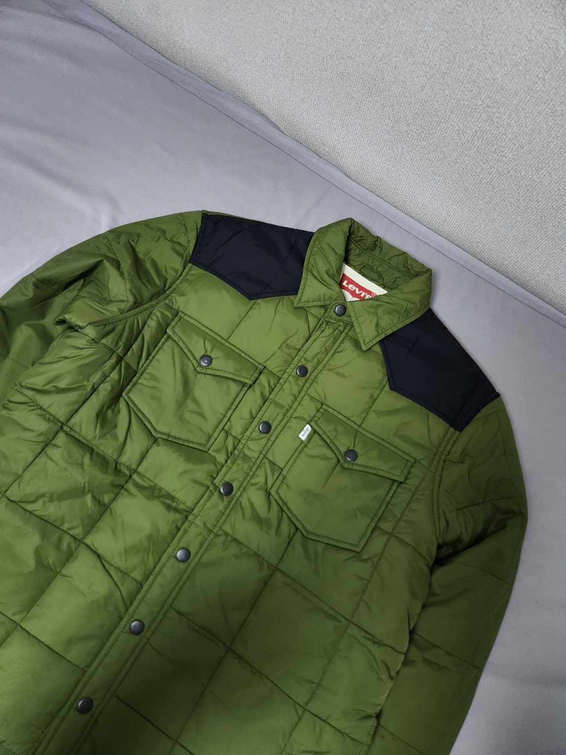 리바이스 퀄팅 패딩 자켓 M 상품이미지1