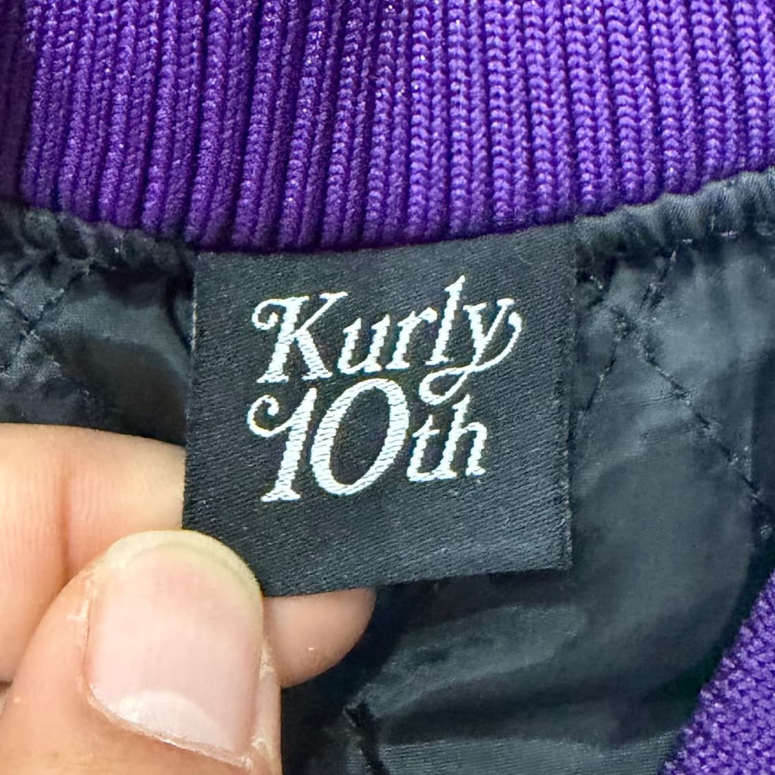 마켓 컬리 10주년 바시티 자켓 (L) 상품이미지7