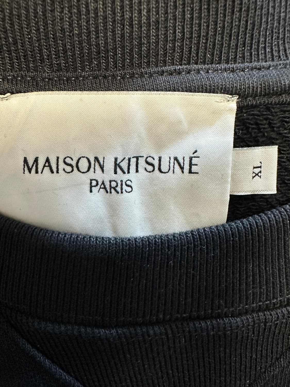 메종키츠네 칠렉스 폭스 맨투맨 xl(정품/택있음) 상품이미지3