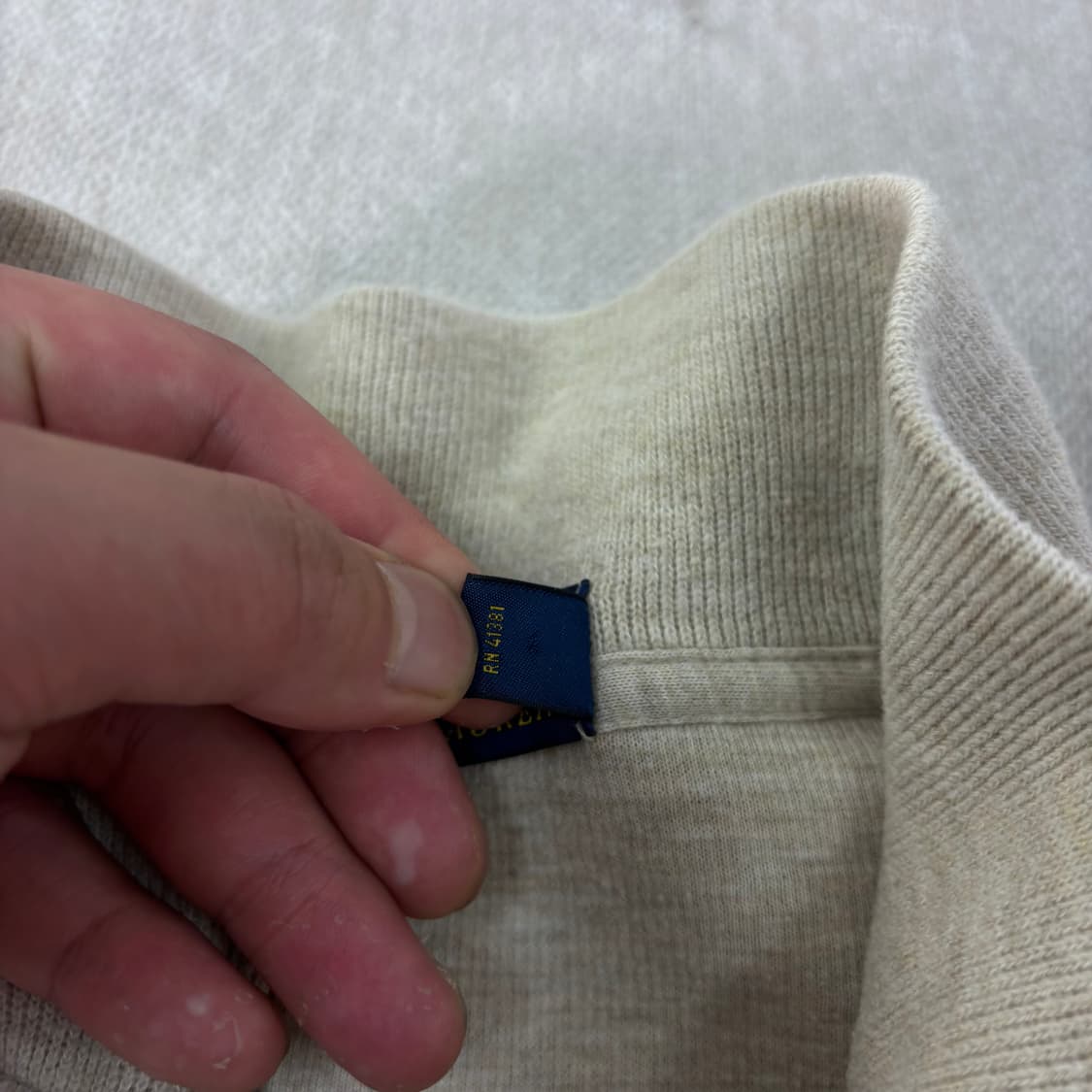 100 폴로랄프로렌 반집업 코튼 니트 상품이미지5