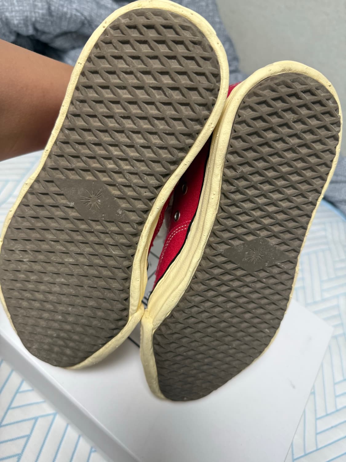 메종 미하라 야스히로 피터슨 VL OG 솔 캔버스 레드 39 상품이미지4