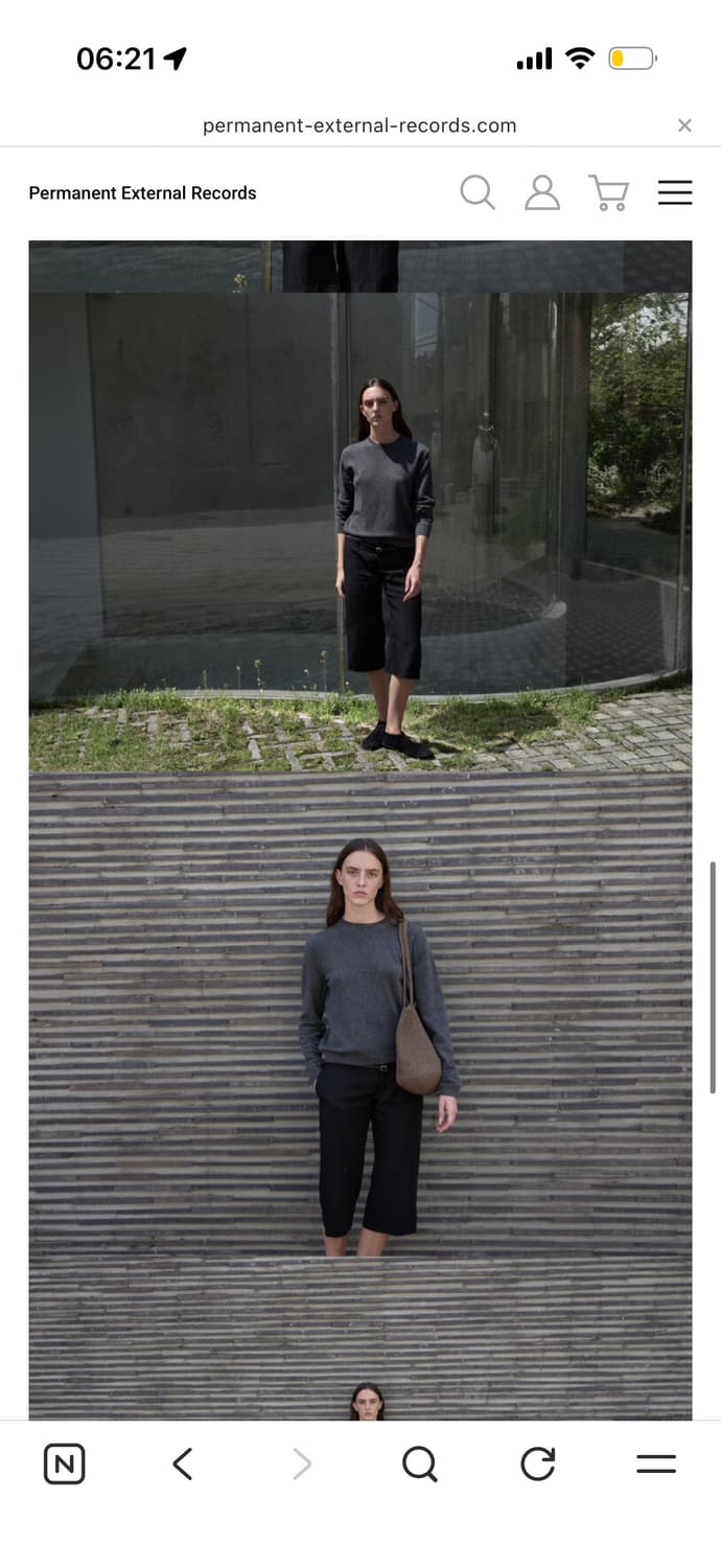 머듈 숏니트 브라운 2size 상품이미지2