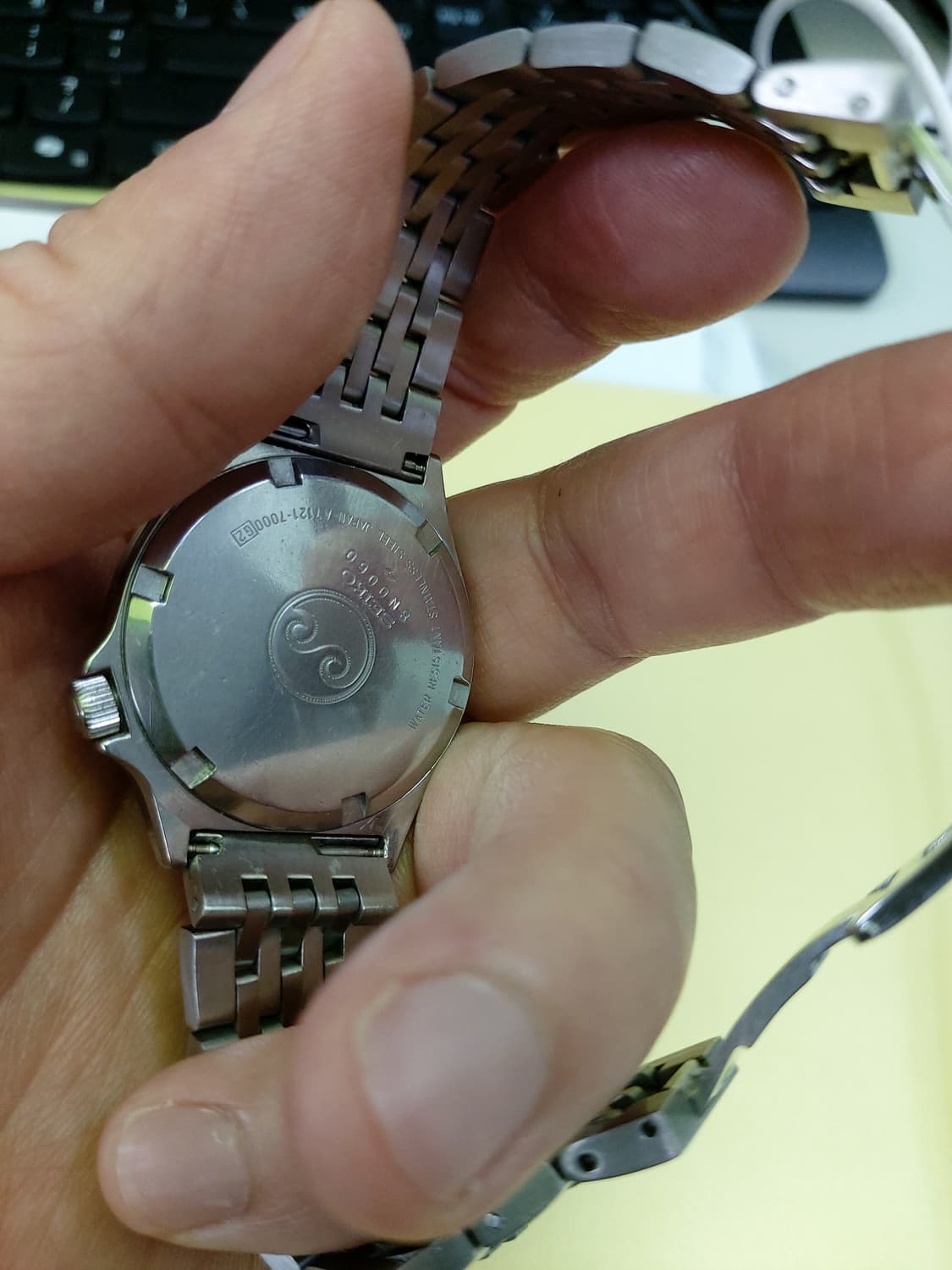 깔끔한 디자인의 세이코 실버웨이브 쿼츠 시계 상품이미지3