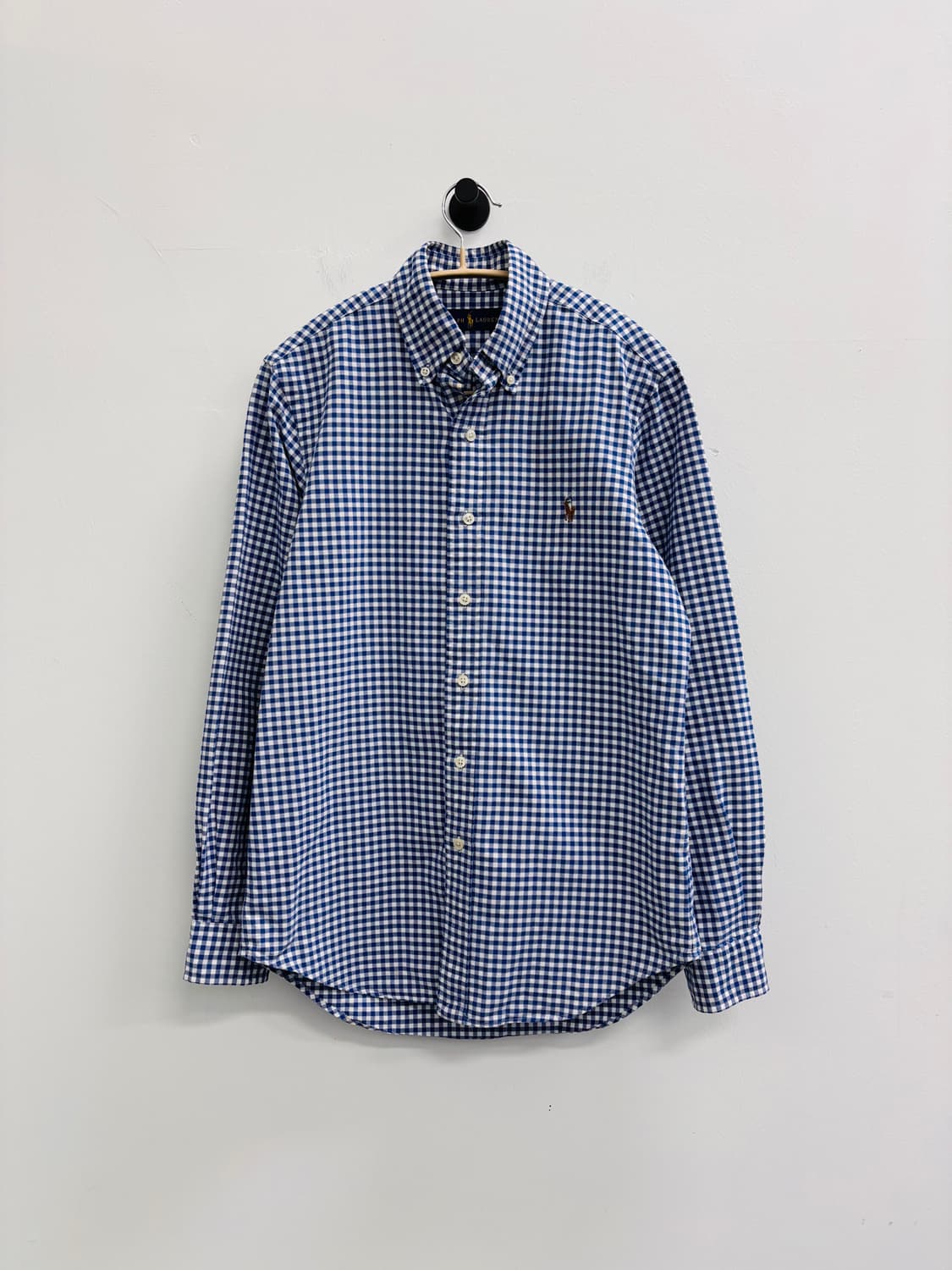 폴로 랄프로렌(Polo Ralph Lauren) 깅엄 체크 셔츠 블루 상품이미지1