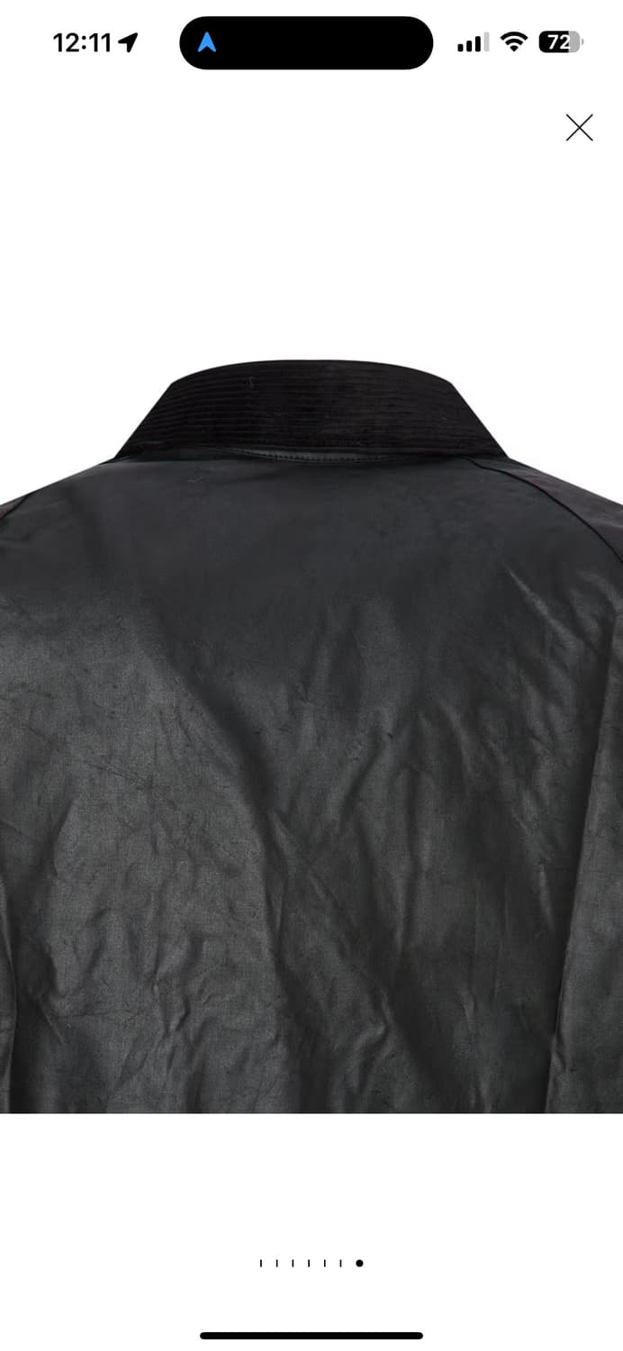 바버 23FW 블랙 OS Transport 왁스 자켓 038사이즈 상품이미지7