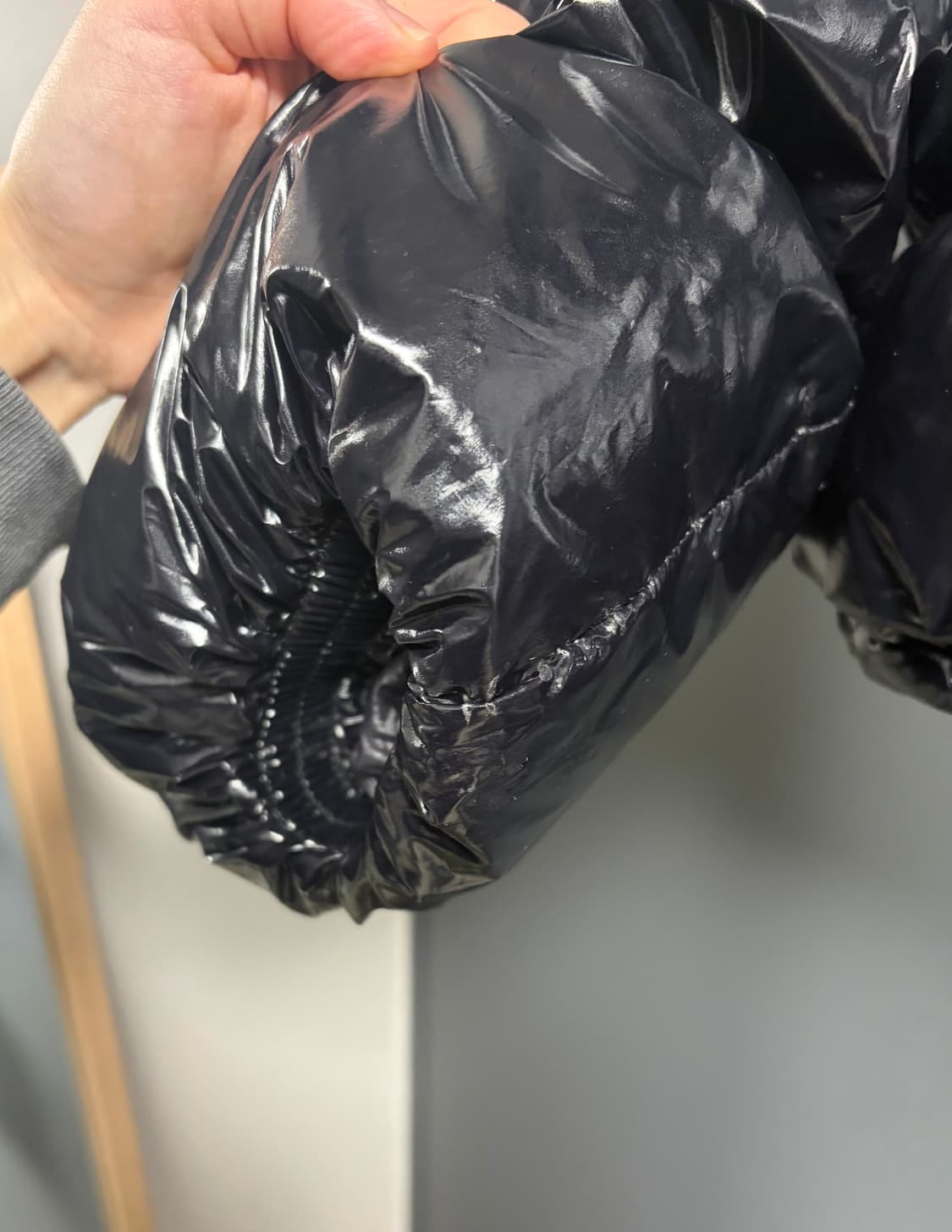 Burmula 글로시 크롭 패딩 상품이미지7