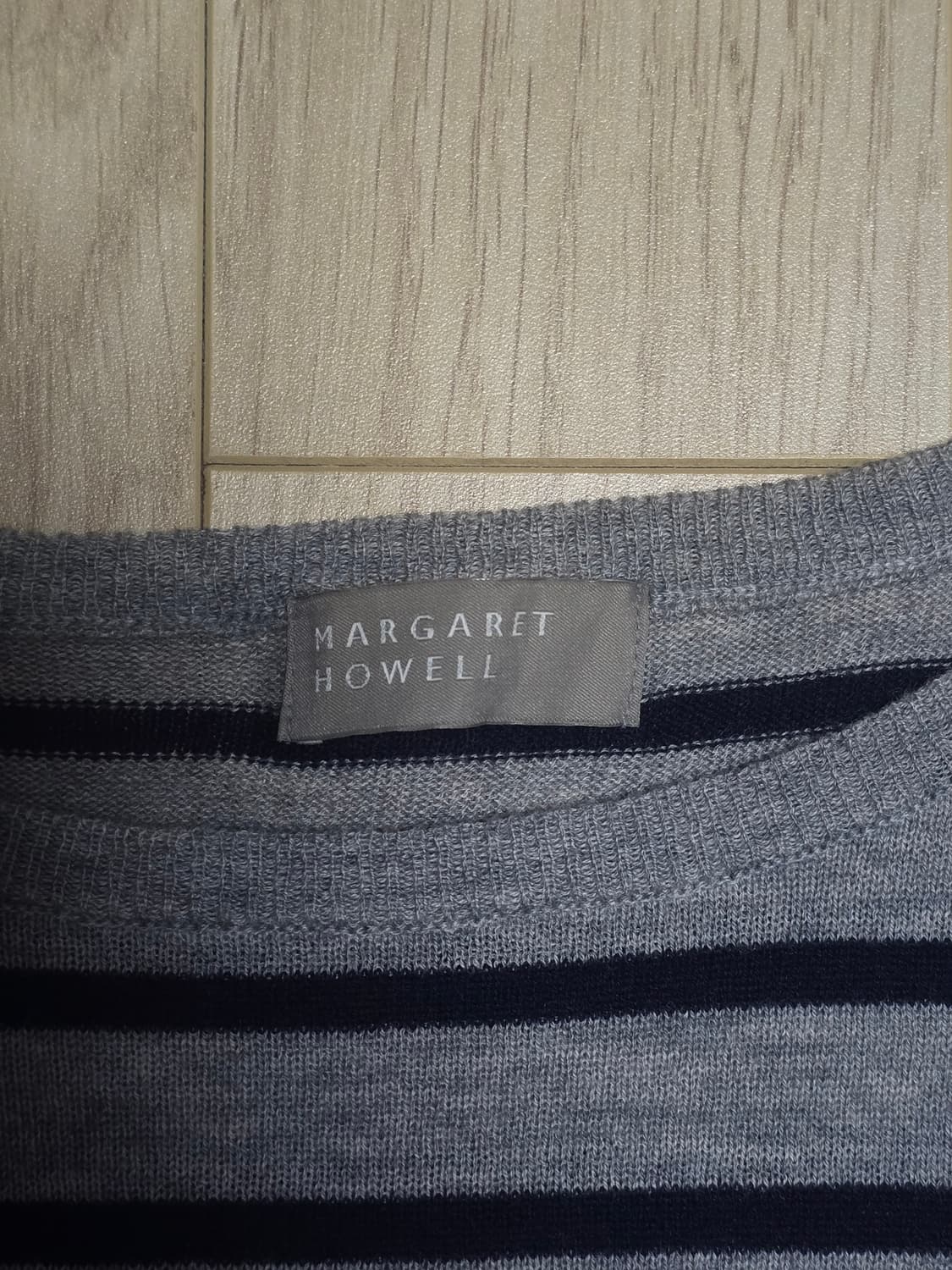 Margaret howell 마가렛호웰 스트라이프 울 롱슬리브 2 상품이미지4