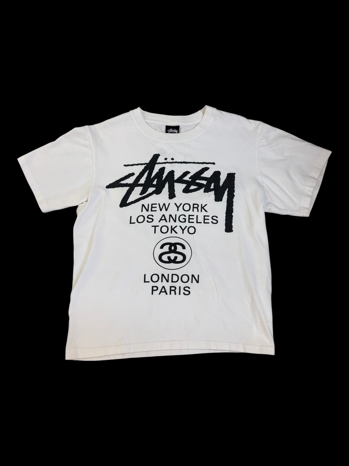 스투시 월드투어 로고 반팔 티셔츠 상품이미지2