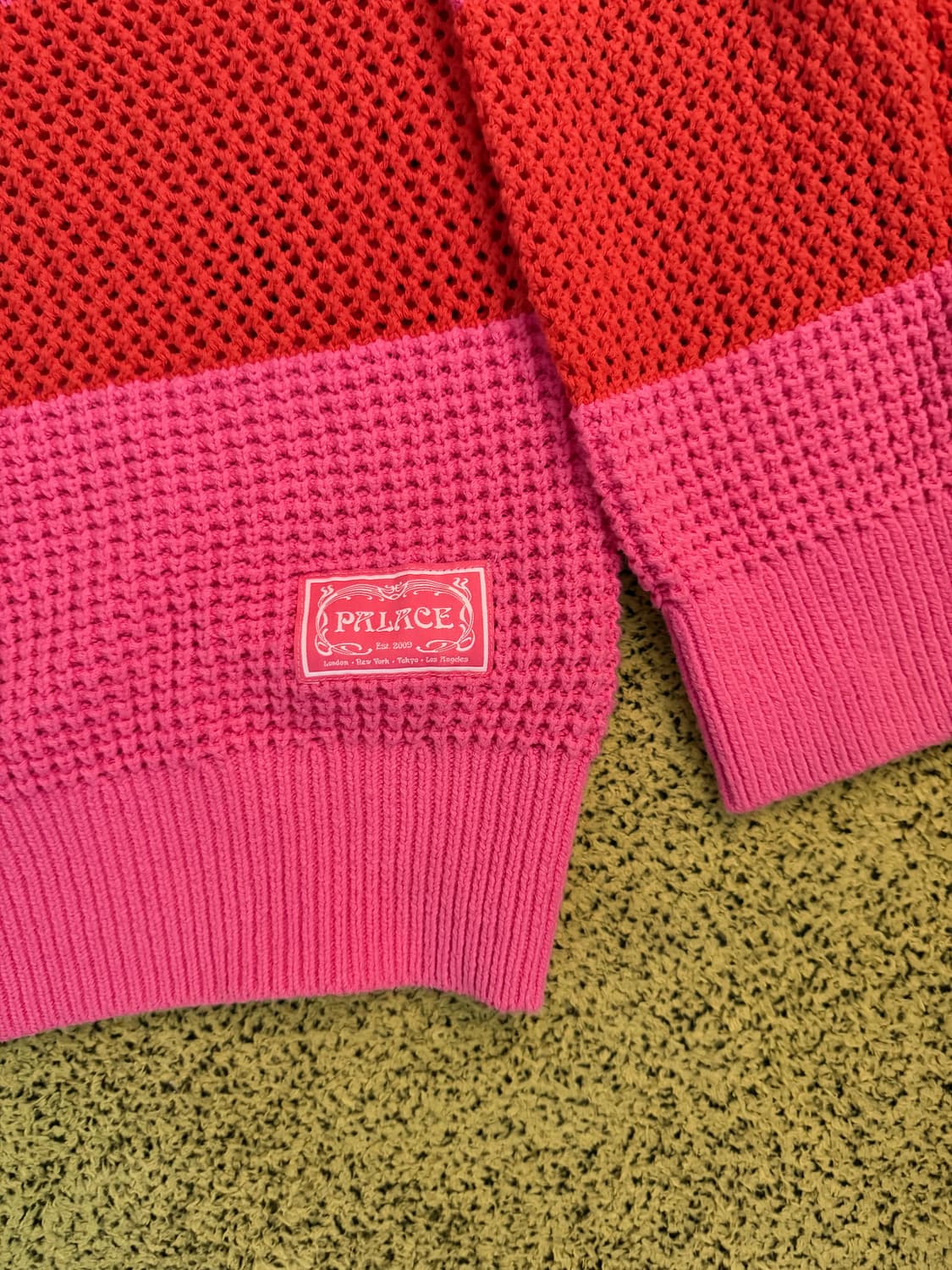 팔라스 핑크 단가라 니트 상품이미지2