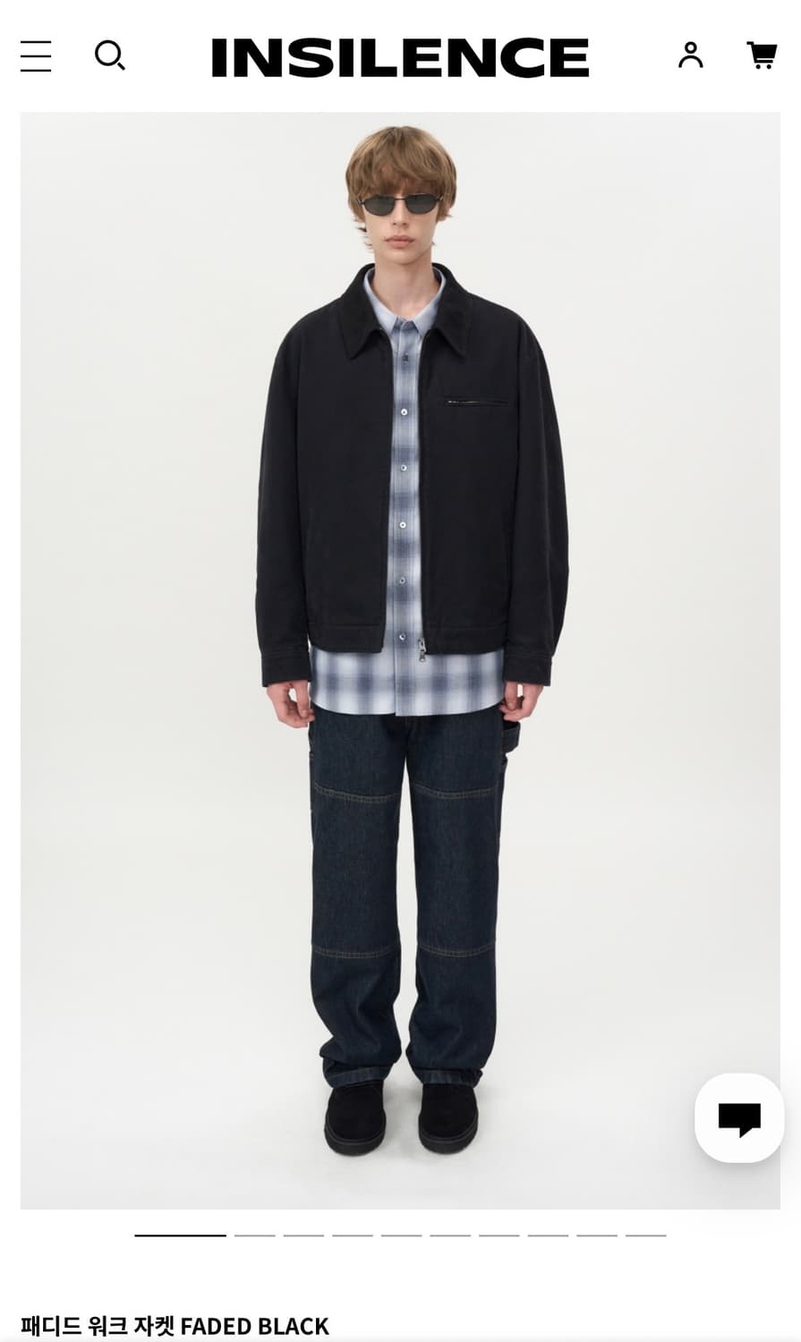 인사일런스 패디드 워크 자켓 M사이즈 상품이미지1