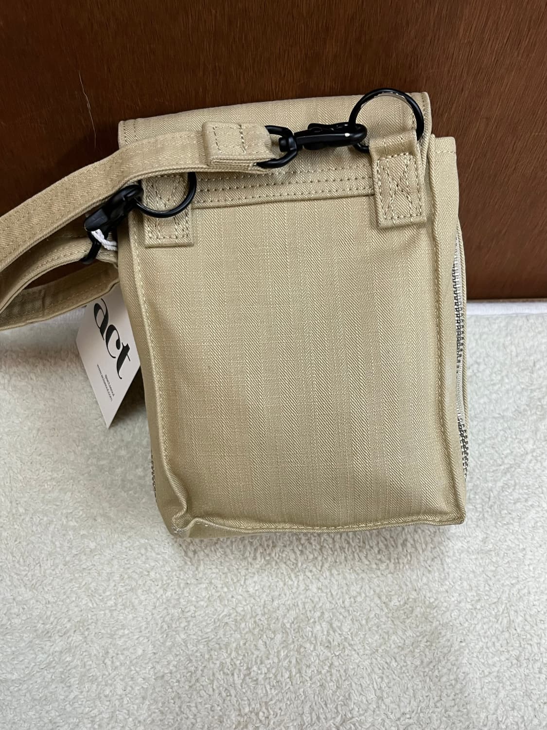 PORTER 포터 코튼 크로스백 베이지 상품이미지5