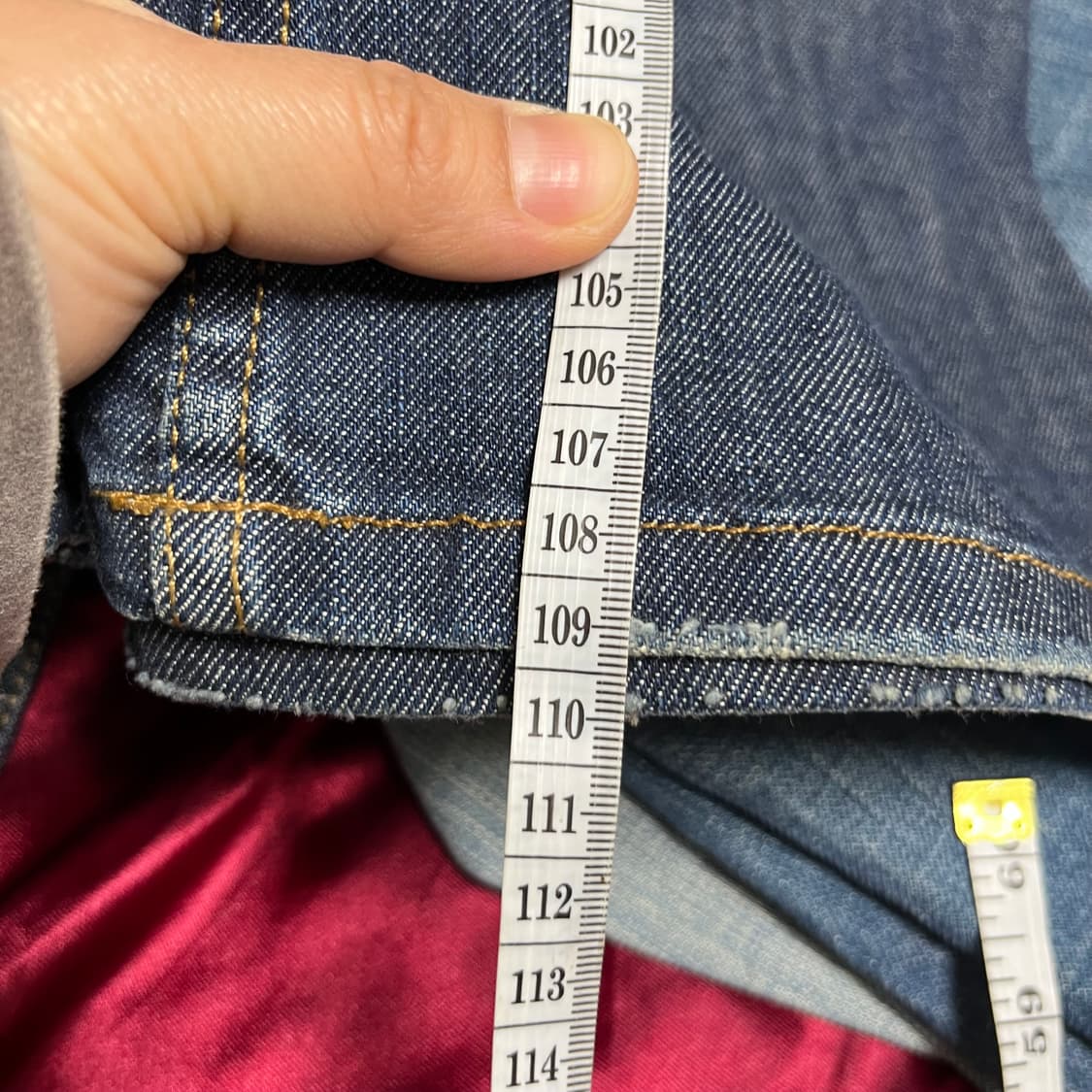 쥬시 꾸뛰르 부츠컷 데님 진청 27 상품이미지7