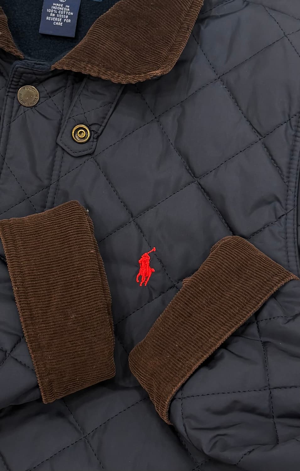 폴로랄프로렌 코듀로이 퀄팅 점퍼 상품이미지3