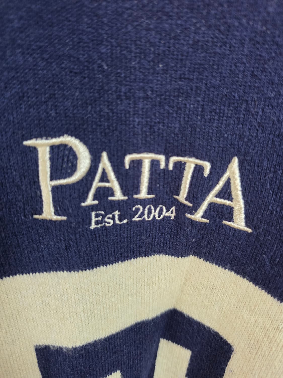 파타 patta 알파벳 니트스웨터 100~105 상품이미지4