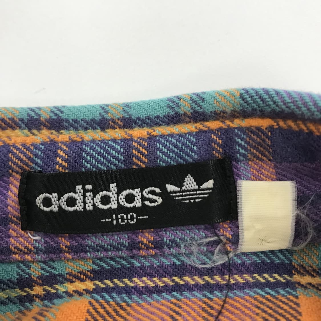 아디다스 90s 플란넬 체크셔츠 빈티지 [100] 상품이미지5