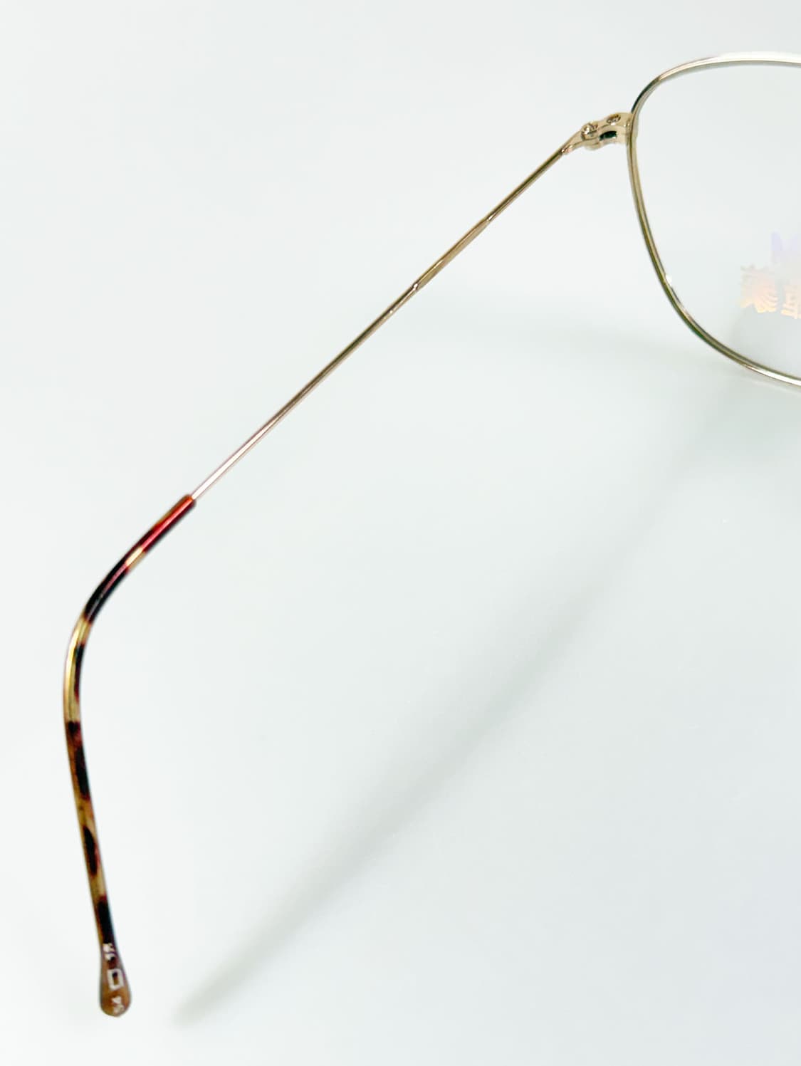 90s PARIM 골드 슬림 오벌 메탈 프레임 빈티지 안경 상품이미지7