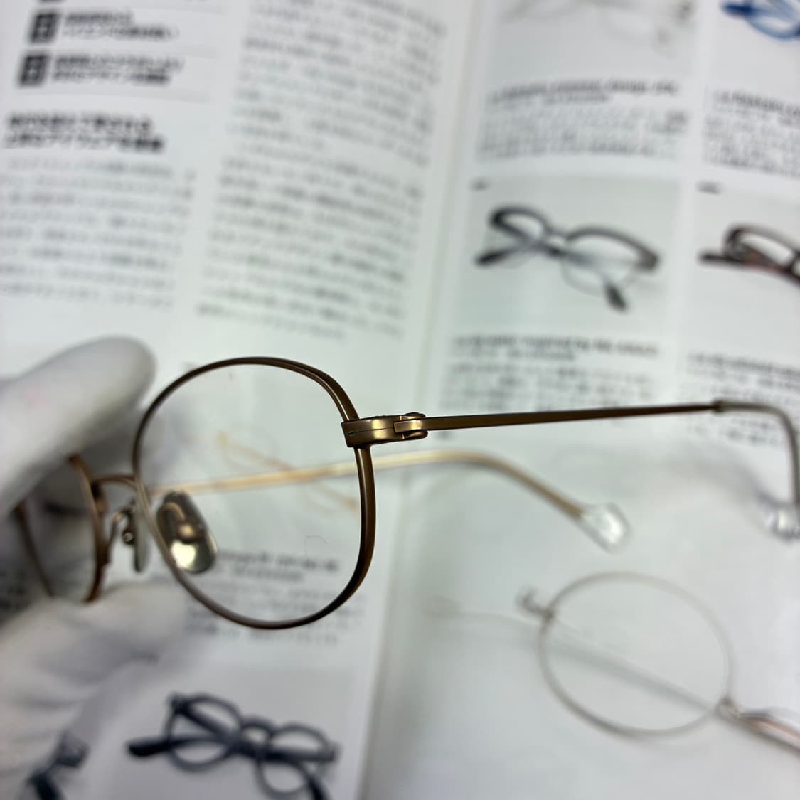 Micedraw Tokyo 마이스드로우 도쿄 무광골드 티타늄 일본 안경 상품이미지3