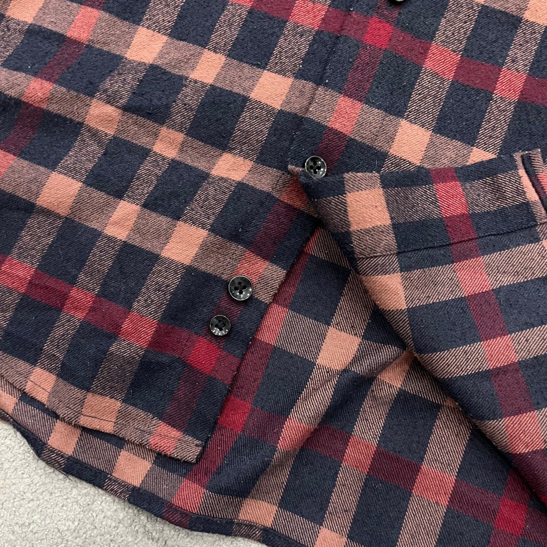 105 닥스 체크 셔츠 남방 상품이미지4