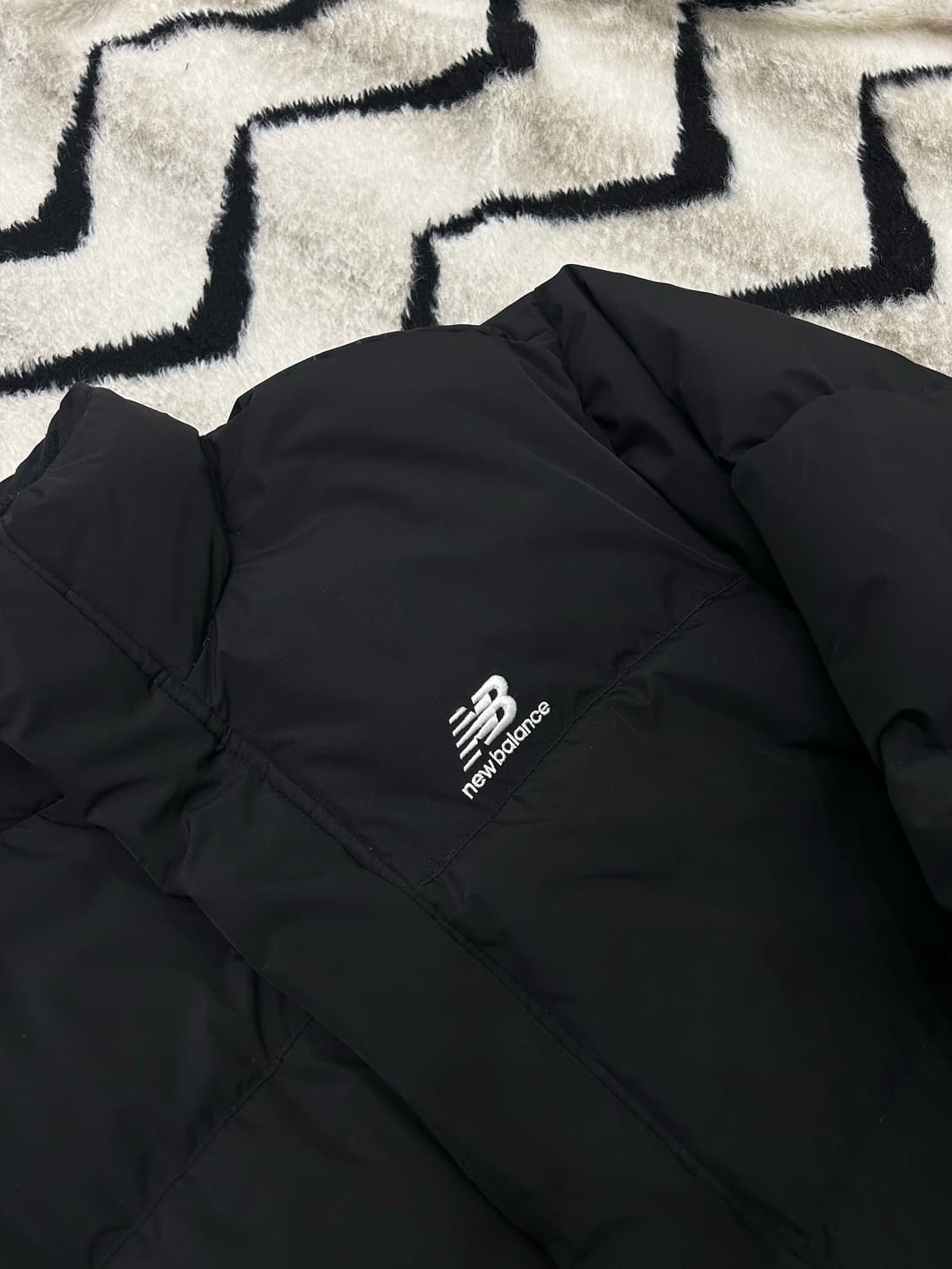 [XL]뉴발란스 액티브 구스다운 숏 패딩/블랙 상품이미지1
