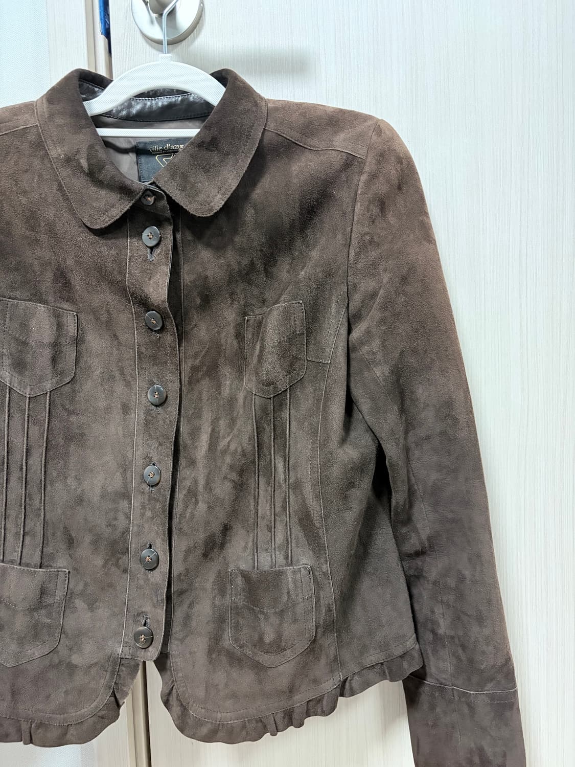 브라운 프릴 자켓 상품이미지4