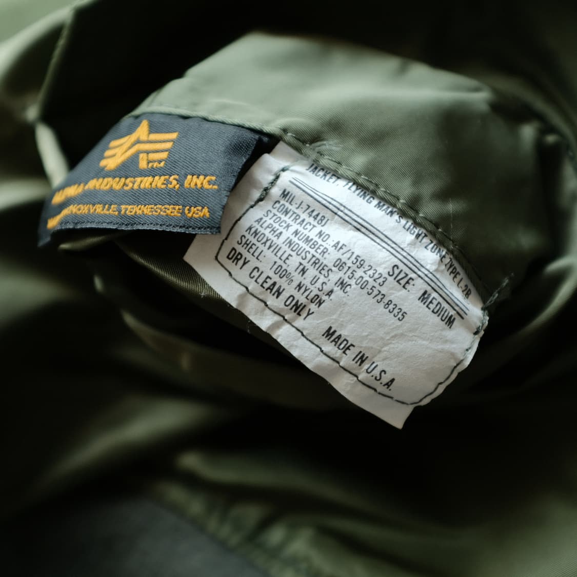 1990‘s Made In USA Alpha Industries L-2B 상품이미지7